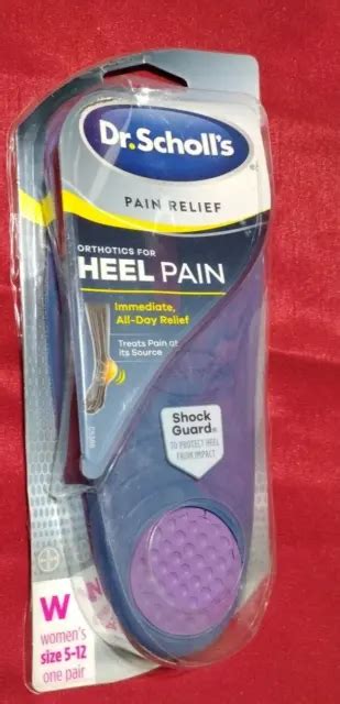 Dr Scholl S Pain Relief Orthotics For Heel Pain Women Size