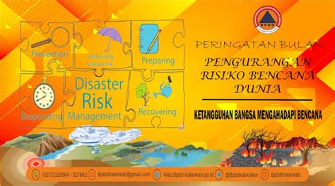 Peringatan Bulan Peringatan Risiko Bencana Kabupaten Klaten