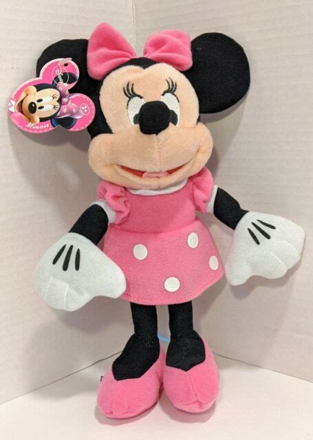 Nwt Authentic Disney Just Play Minnie Mouse Pink Plush Doll Stuffed