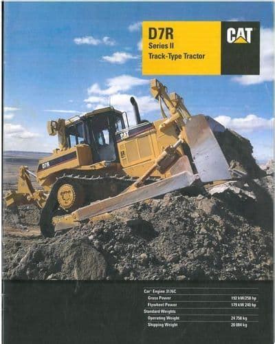 Cat Caterpillar Track Type Tractor D7r Series Ii Dozer Brochure Ib3