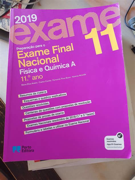 Manual De Exame F Sica E Qu Mica Ano Moita Olx Portugal