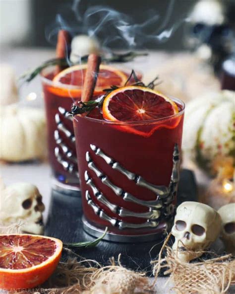 Witches Brew Halloween Cocktail Plantifully Based