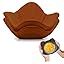 Amazon ULVEOL Set Of 2 Orange White 7 Sq X 4 H Soup Cozy Potholders Polyester Bowls Hot