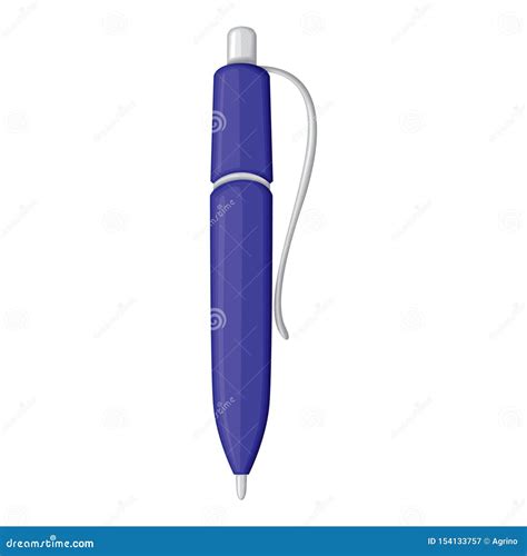 Icono De La Caricatura De La Pluma De Ballpoint Ilustración Del Vector