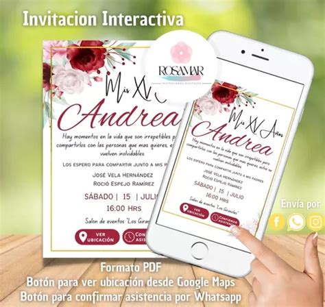 Invitaci N Digital Interactiva Xv A Os En Venta En Veracruz Veracruz