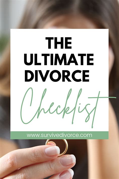 The Ultimate Divorce Checklist 2021 How To Prepare Divorce