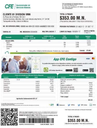 C Mo Consultar El Recibo De Luz Cfe Cfe Recibo