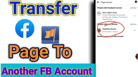 How To Transfer Facebook Page To Another Account Fb Page Ko Dusre