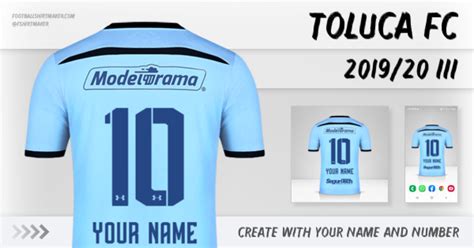 Create Toluca Fc Jerseys With Your Name And Number