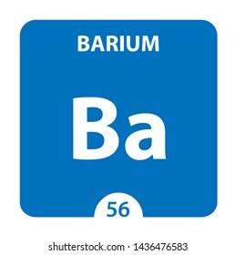 Barium Symbol Sign Barium Atomic Number Stock Illustration 1436476583 | Shutterstock