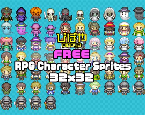 Comments 41 To 41 Of 41 PIPOYA FREE RPG Character Sprites 32x32 By Pipoya