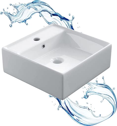 Starbath Plus Lavabo In Ceramica Bianca Forma Ovale Dimensioni