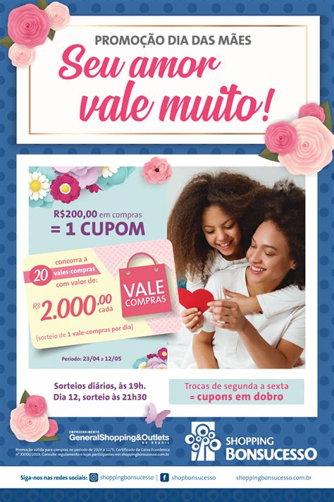 Shopping Bonsucesso Sorteia Vales Compras Em Promo O Do Dia Das