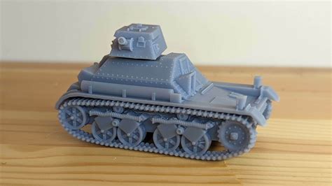 3D File Vickers Light Tank Mark II UK WW2 3D Printer Model To