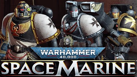 BLACK TEMPLARS SQUAD 4 Astartes Vs 1000 Orks Warhammer 40K Space