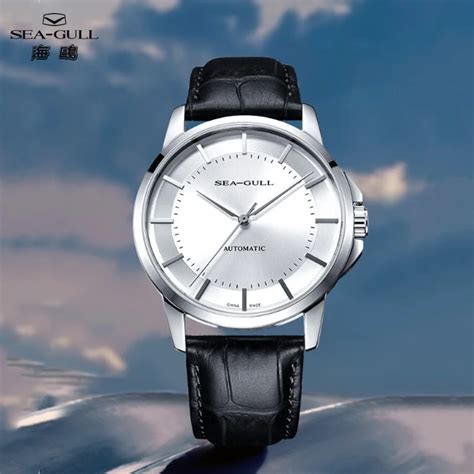 Seagull Reloj Mec Nico Autom Tico Para Hombre Pulsera De Vestir De