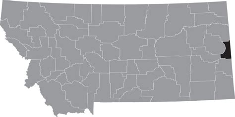 Wibaux County Montana Map Events And Towns In Wibaux County Mt