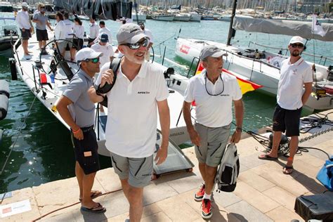 Felipe Vi Se Pone Al Mando Del Aifos En La Primera Regata De La