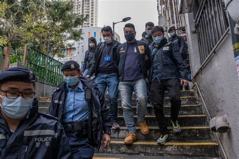 Hong Kong Police Arrest Dozens Of Pro Democracy Leaders The New York Times