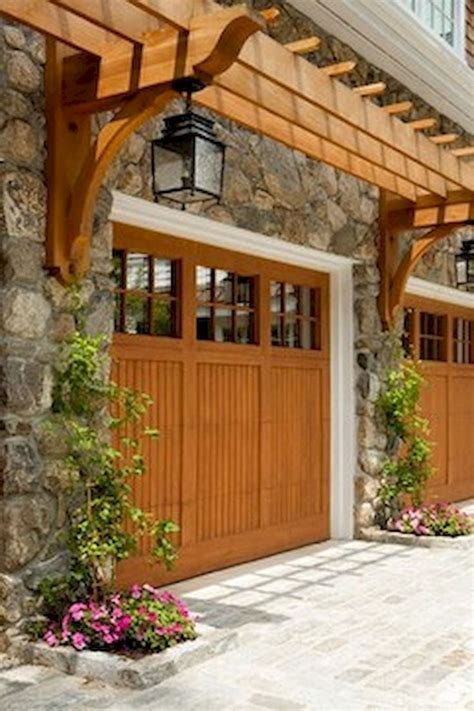 80 Elegant Wooden And Stone Front Porch Ideas Page 40 Of 81 Door Pergola Garage Doors