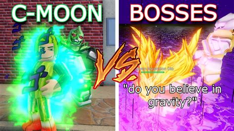 YBA C Moon Vs All Bosses YouTube