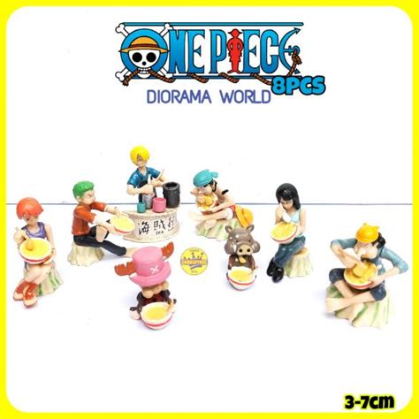 Jual Action Figure One Piece Diorama World Isi Pcs Miniatur Topper