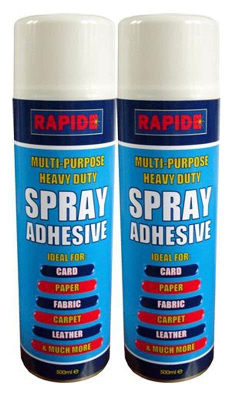 X Rapide Heavy Duty Spray Adhesive Glue Ml For Sale Online Ebay