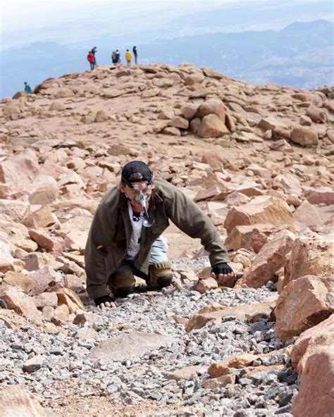 Colorado Man Pushes Peanut Up Pikes Peak With His Nose