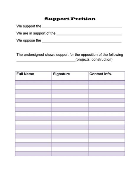 30 Petition Templates How To Write Petition Guide