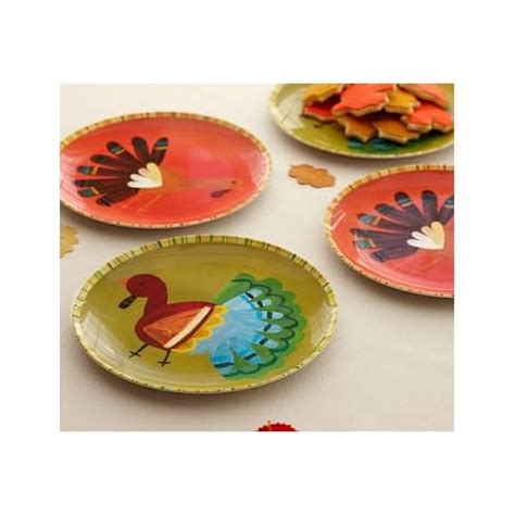 Amazon.com | Pottery Barn Kids Thanksgiving Plates: Dinner Plates ...