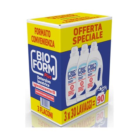 BIOFORM PLUS IGIENIZZANTE DETERSIVO LIQUIDO BUCATO LAVATRICE 30 LAVAGGI