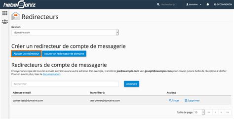 Comment Cr Er Une Redirection Email Sur Cpanel Heberjahiz