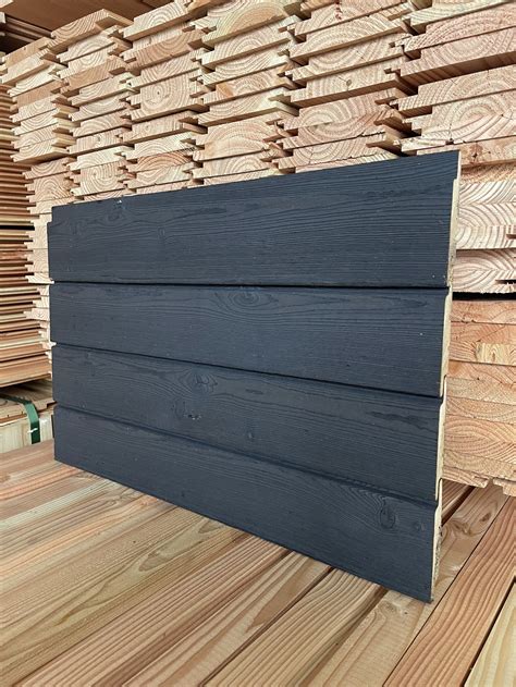 Larch Timber Charred Shiplap Cladding Boards Timberulove