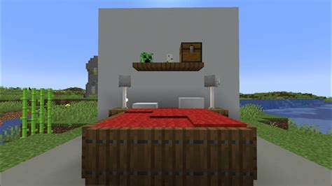 How To Make A Bed In Minecraft Youtube