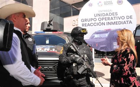 Refuerza Lety Herrera Corporaciones Policiacas De G Mez Palacio