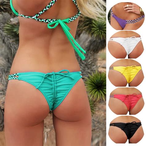 New Arrival Women Brazilian G String Triangle Thongs Bikini Beach