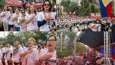 Th Day Ng Laban Kasama Ang Bayan Prayer Rally Flag Ceremony