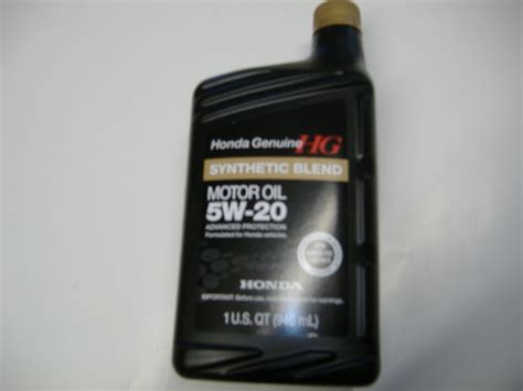 Amazon Genuine Honda Synthetic Blend Oil W Automotive