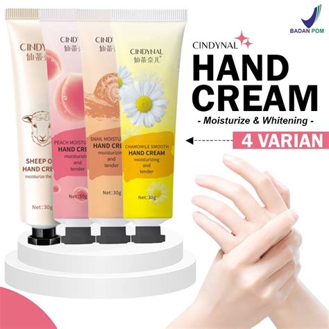 Jual New Varian BPOM Cindynal Hand Cream Moisturizing Krim Tangan