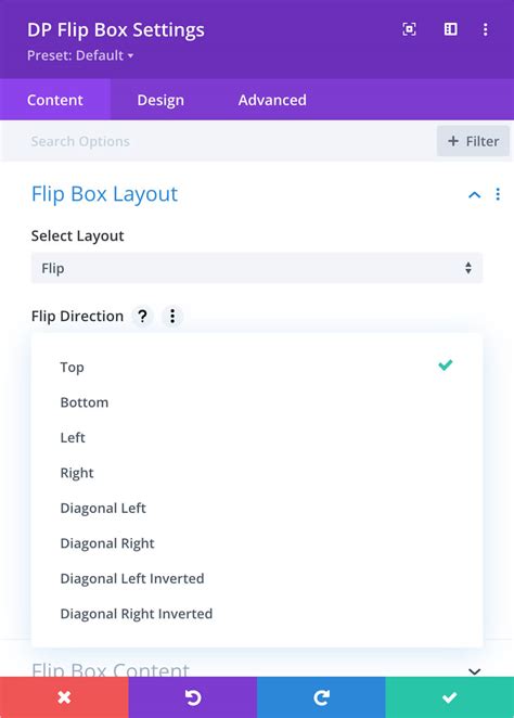 Advanced Flip Box Module For Divi Theme Divi Plus