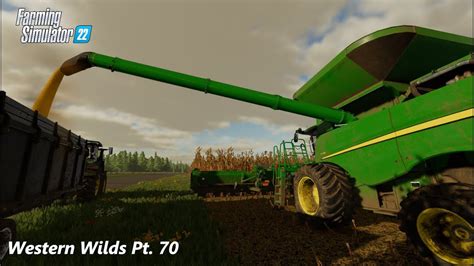 Farming Simulator 22 Western Wilds Pt 70 Corn Harvest Youtube