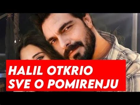 HALIL PROGOVORIO O POMIRENJU SA SILOM NIKO NIJE OVO OCEKIVAO YouTube