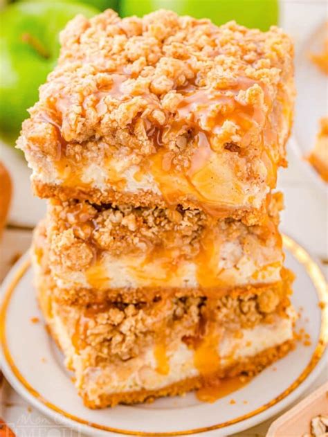 Caramel Apple Cheesecake Bars Story Mom On Timeout