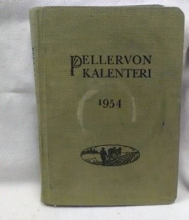 Pellervon Kalenteri 1954 Huuto Net