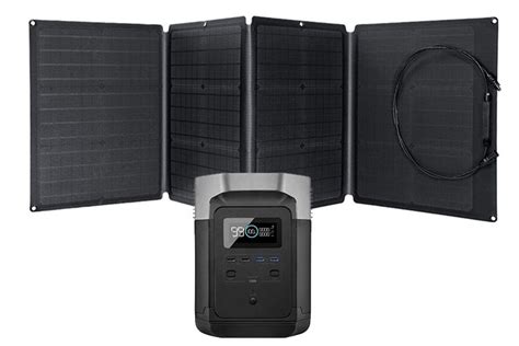 Ecoflow Delta 1300 Portable Power Station 110w Solar Panel Bundle