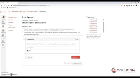 016 Cómo Completo Un Examen Por Canvas Youtube