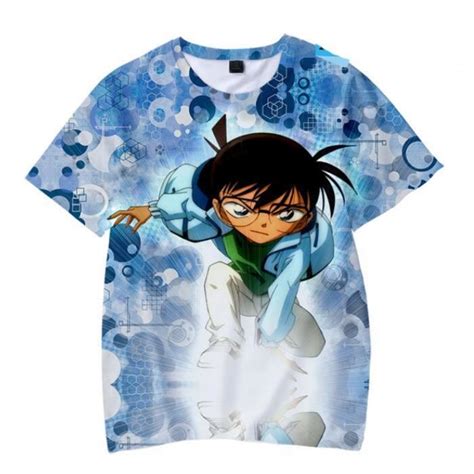 T shirt dessin animé Japon Anime Détective Conan 3D T shirt Imprimé