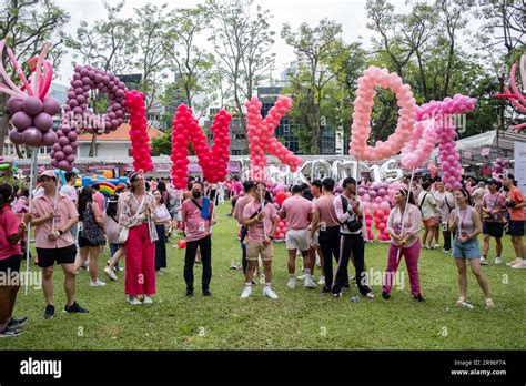 Singapore 24th June 2023 Thousands Celebrate Pink Dot Sg In Hong