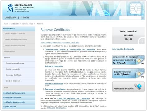 Gu A Para Renovar El Certificado Digital De La Fnmt