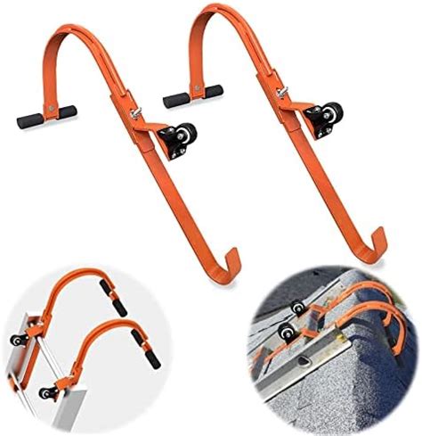 Merkaunis Heavy Duty Ladder Roof Hook Extension Ladder Stabilizer